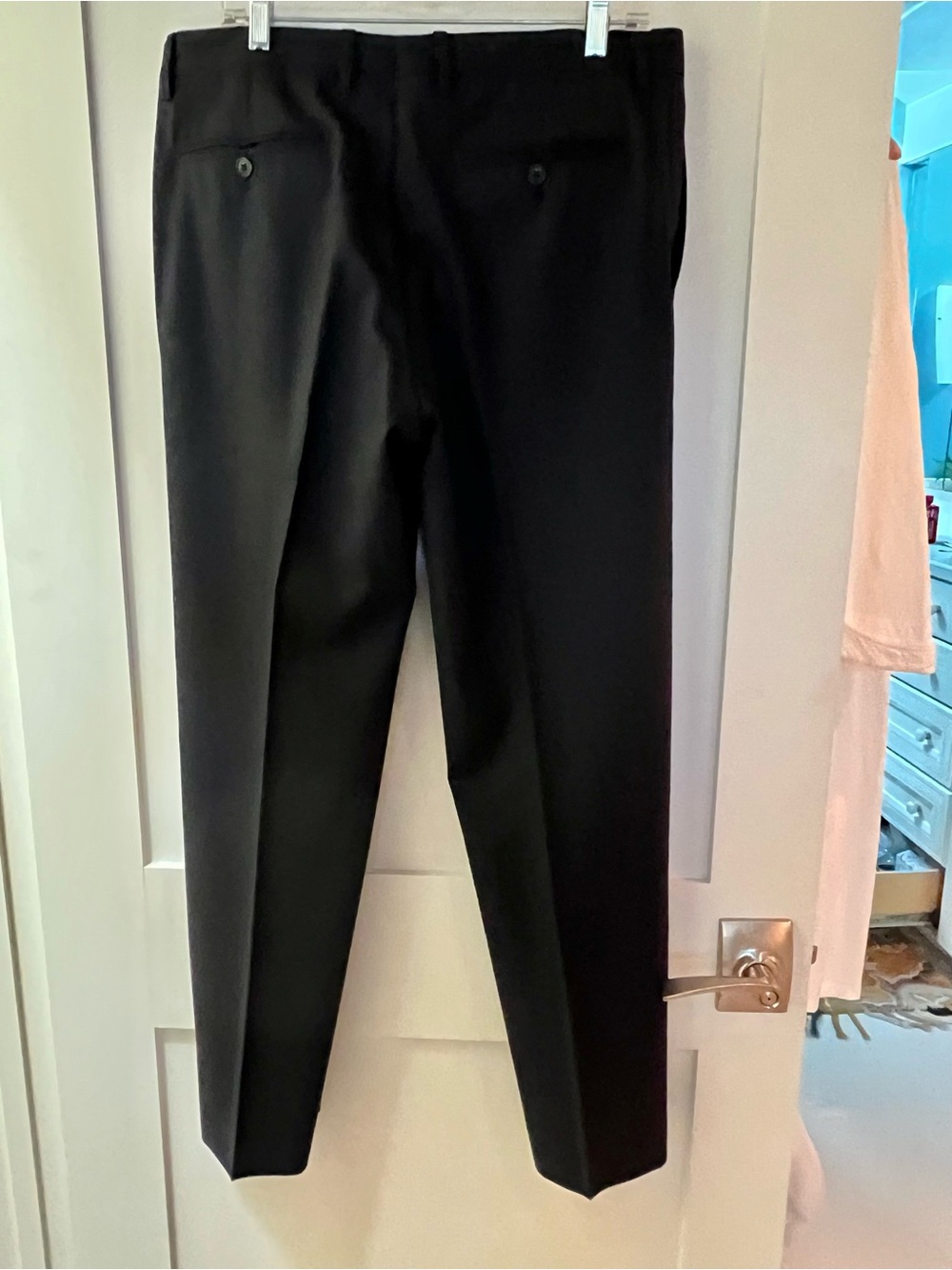Dolce & Gabbana vintage Black Men's Dress Pants 100-% virgin wool EU 50, US 34